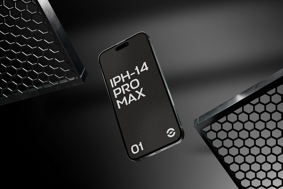 iPhone 14 Pro Max Mockup 17, an iPhone Mockup by 360 Mockups