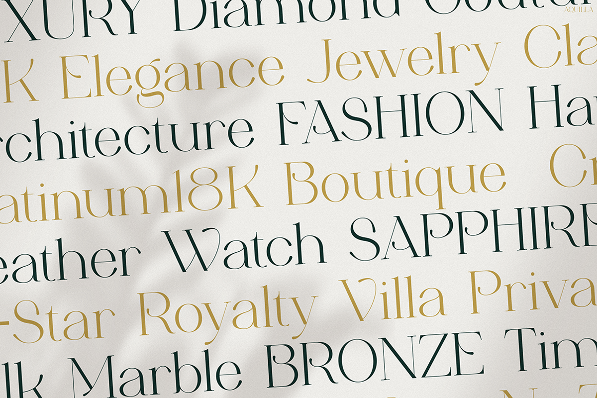 Aquilla, a Serif Font by Pinisi ART (Photo 9 of 10)