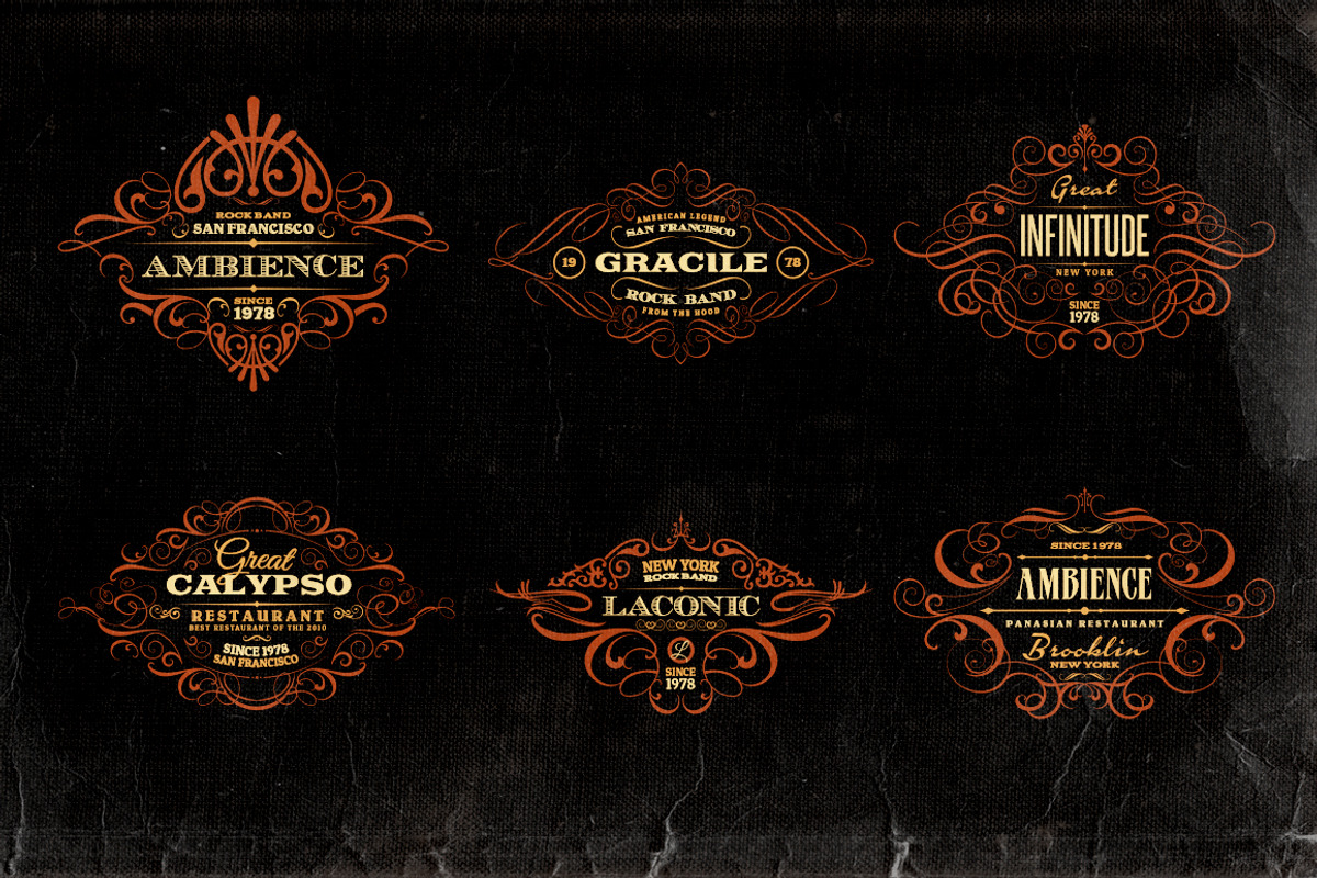 Ornamental Headers & Frames v.1 preview 2