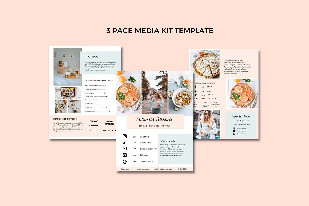Food Instagram Template Bundle, a Social Media Template by Deepa Template Studio (Photo 5 of 17)