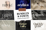Font Bundles | Serif and Sans Serif, a Sans Serif Font by Heinzel Std (Thumbnail 1 of 9)