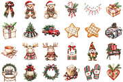 Red & Green Plaid Christmas Clipart, an Illustration by Sublimation Artist (Thumbnail 2 of 6)