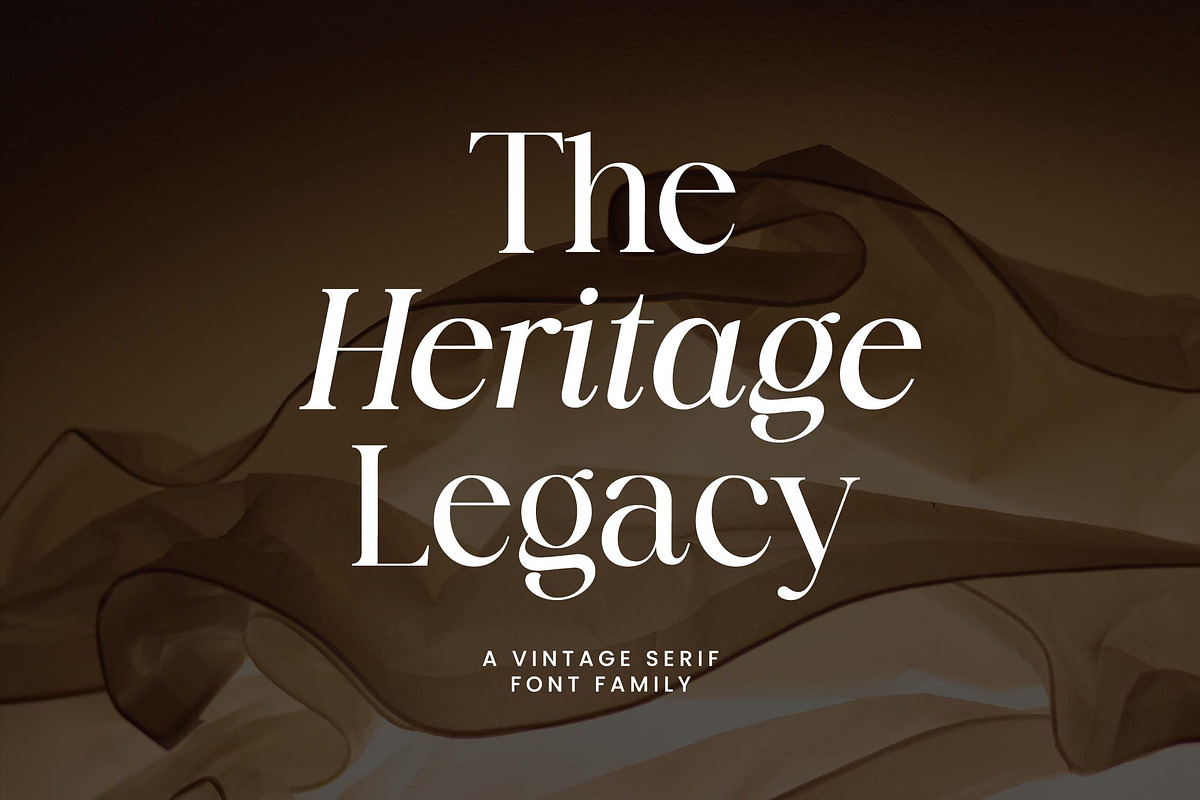 The Heritage Legacy Serif Font, a Serif Font by UICreative (Photo 1 of 13)