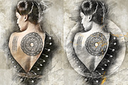 GAllerist (Drawing) Photoshop Action, an Action Add-On by GorynArt (Thumbnail 8 of 16)