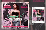 Summer Party Flyer Template, a Flyer Template by Hotpin (Thumbnail 2 of 2)