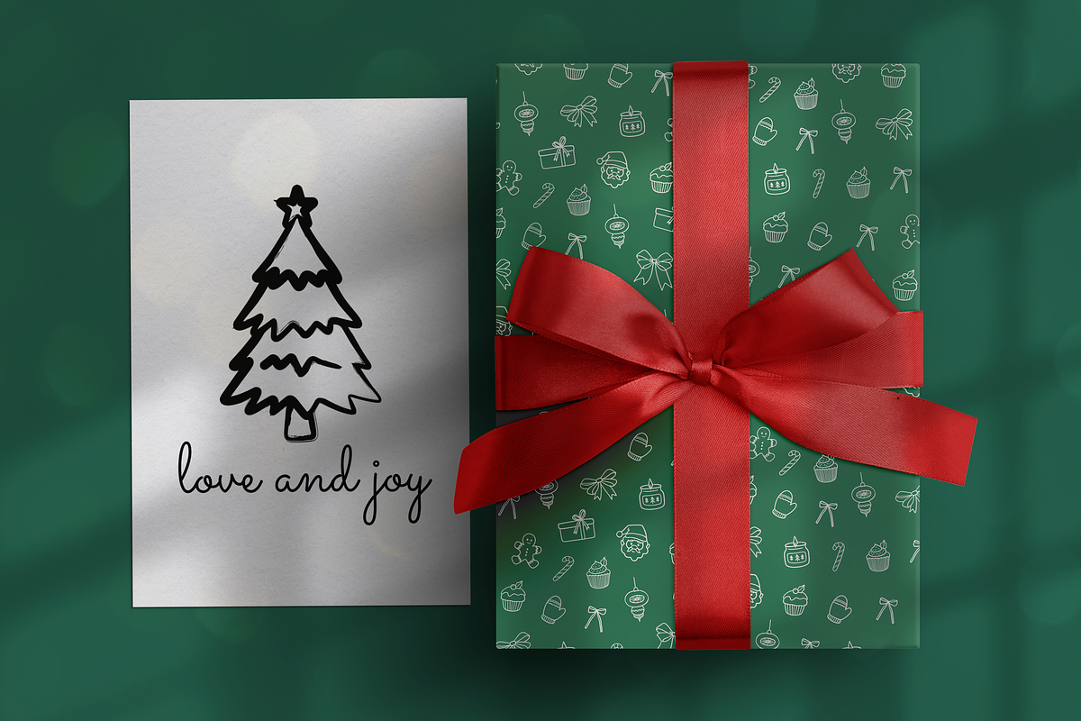 Hand drawn Christmas, vector doodles, a Seasonal Illustration by harmonia_green_art (Photo 9 of 9)