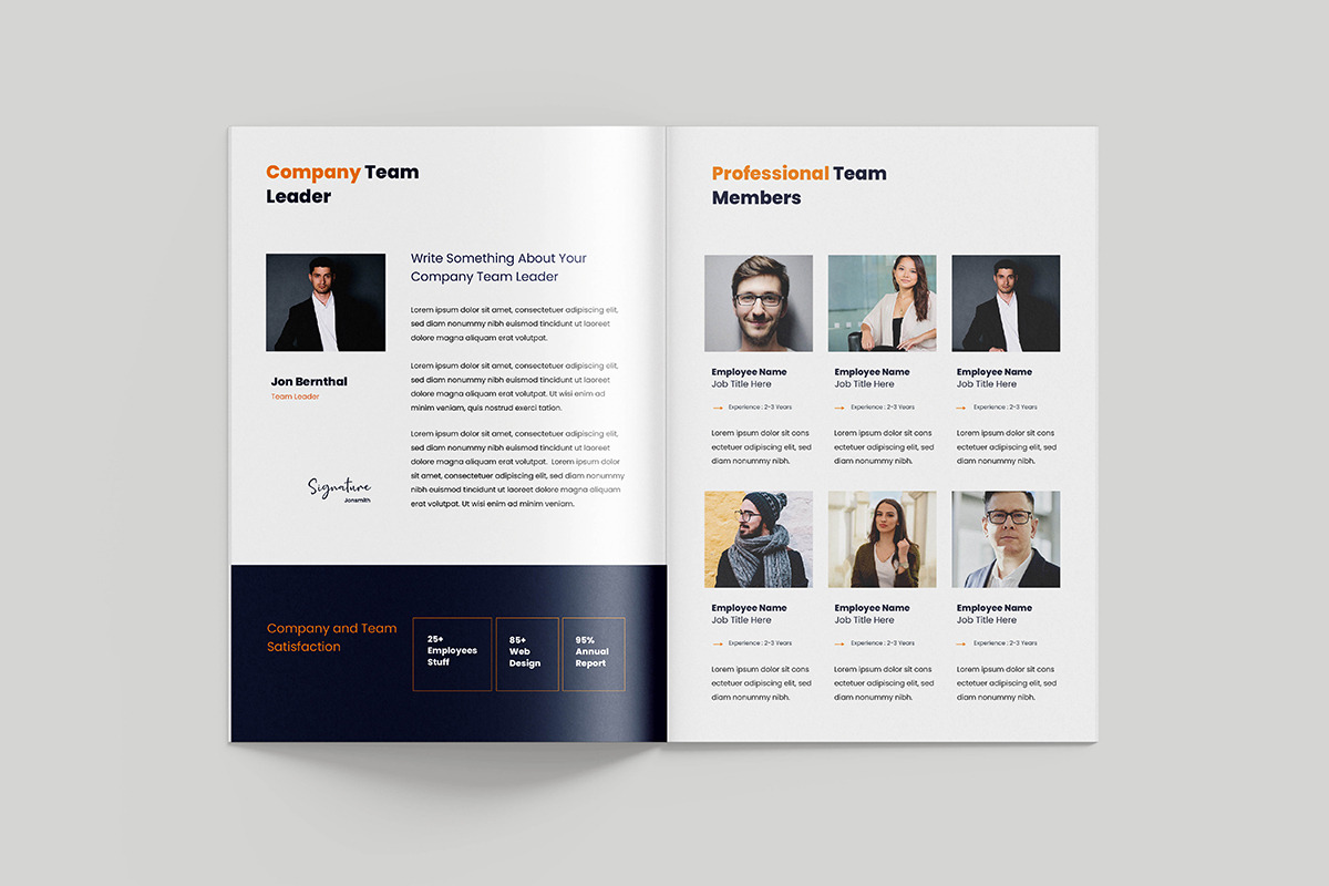 Annual Report Template, a Brochure Template by afsar.hossain (Photo 3 of 6)