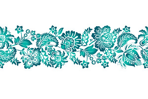 Indian Floral border