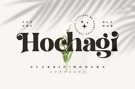 Hochagi Classy Serif Font, a Script Font by Storytype Studio