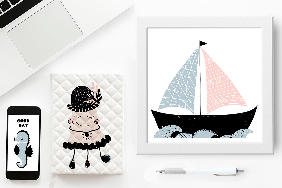 Collection of the underwater world, an Animal Illustration by Alyonka_lis (Photo 5 of 12)