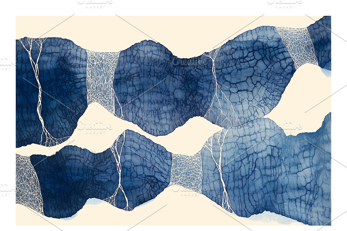Bimo Co. 3 · Blue Organic Textures, a Texture Illustration by milatovar (Photo 19 of 24)