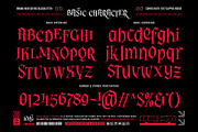 Fang Malic Typeface, a Blackletter Font by alit design (Thumbnail 6 of 20)