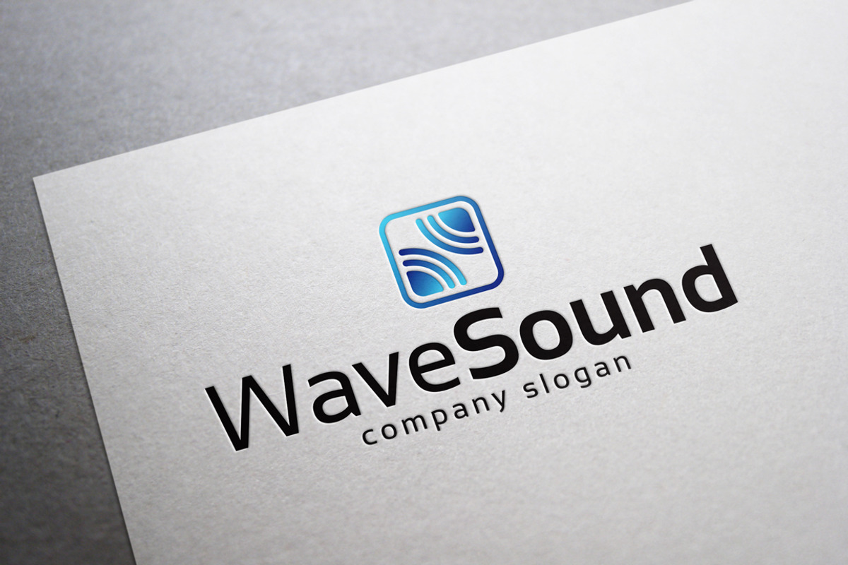 Wave Sound Logo, a Branding & Logo Template by EmilGuseinov (Photo 1 of 2)