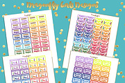 80 Page Rainbow Printable Stickers, a Graphic by Dragonfly Girls Designs (Thumbnail 2 of 9)