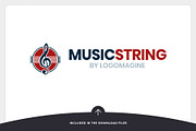 Music String Logo Template, a Branding & Logo Template by LOGOMAGINE (Thumbnail 12 of 16)