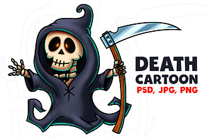 Death Cartoon Character