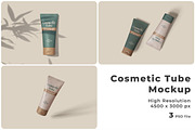 Cosmetic Tube Mockup, a Packaging Mockup by Pixie Creative (Thumbnail 1 of 4)