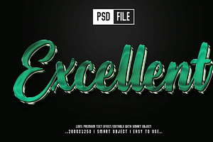 Excellent 3D Editable Text Effect