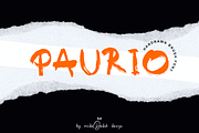 Paurio Brush Font, a Handwritten Font by madeDeduk (Thumbnail 1 of 8)