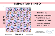 RuJinu KPop Demon Inspired Seamless, a Pattern Graphic by Coastal 5 Designs (Thumbnail 3 of 3)