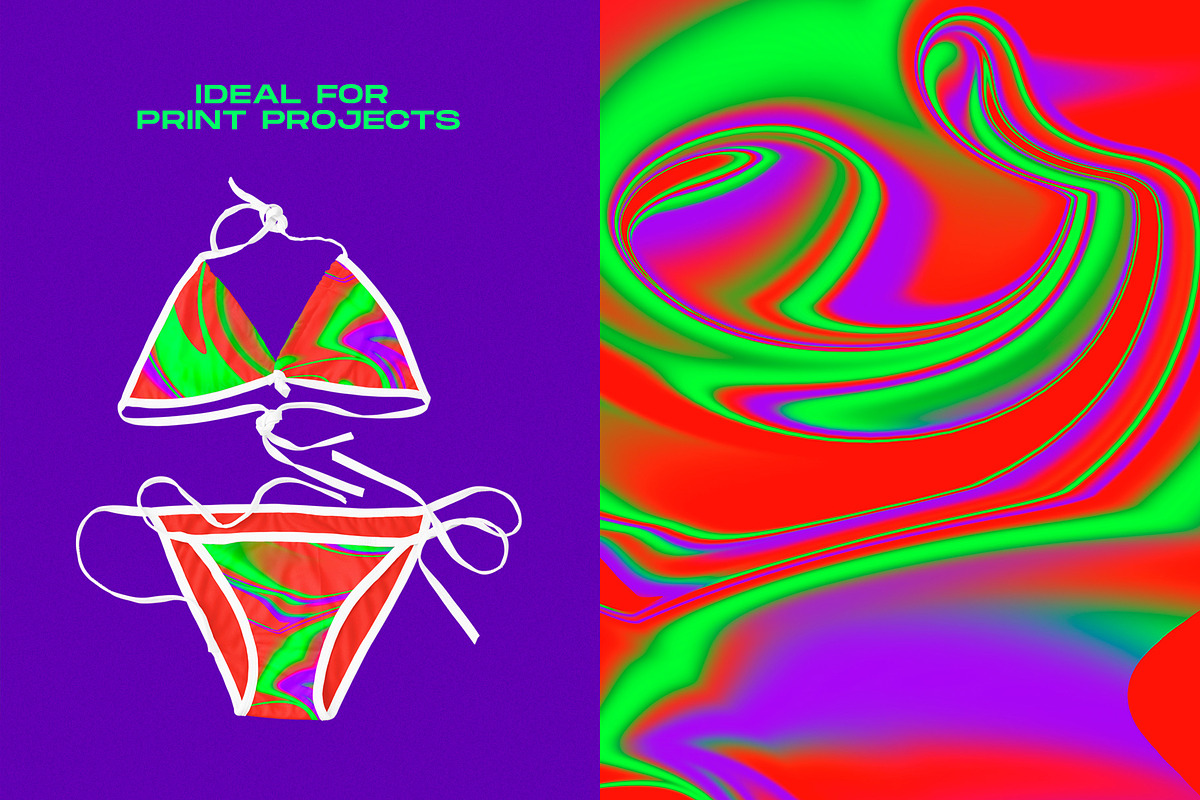 Liquid and Glitch Textures, a Texture Graphic by Visual Fear (Photo 5 of 13)