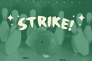 BOWLING by Nifty Branding, a Sans Serif Font by NikkiDunn (Thumbnail 4 of 5)
