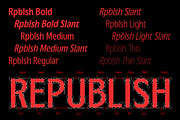 Republish Variable Font, a Serif Font by Abda Laka (Thumbnail 15 of 21)