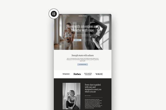 Haven Wordpress Template preview 8