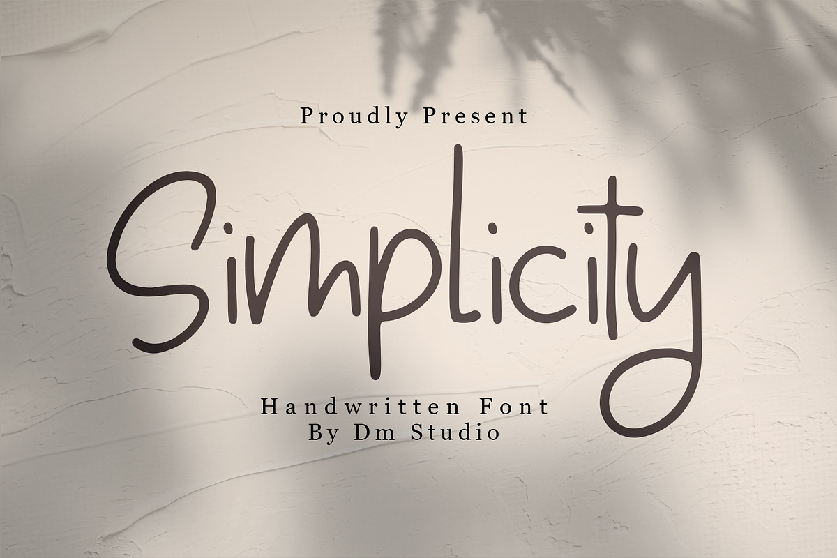 Simplicity - Handwritten Font