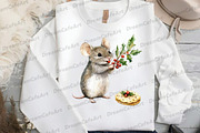 Christmas Animals Clipart, an Illustration by DreamCafeArt (Thumbnail 6 of 7)