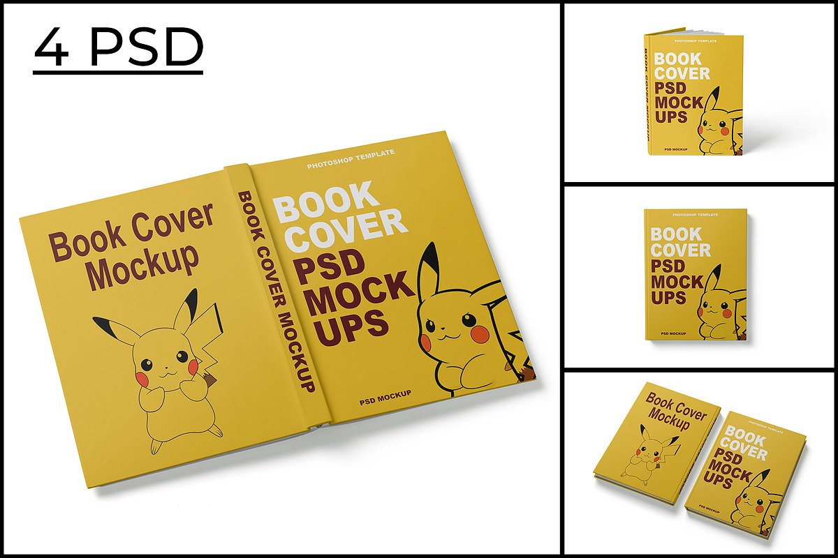 Book Cover Mockup, a Books & Magazine Mockup by mockupbuys (Photo 1 of 7)