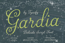 Gardia: Delicate Vintage Script Font