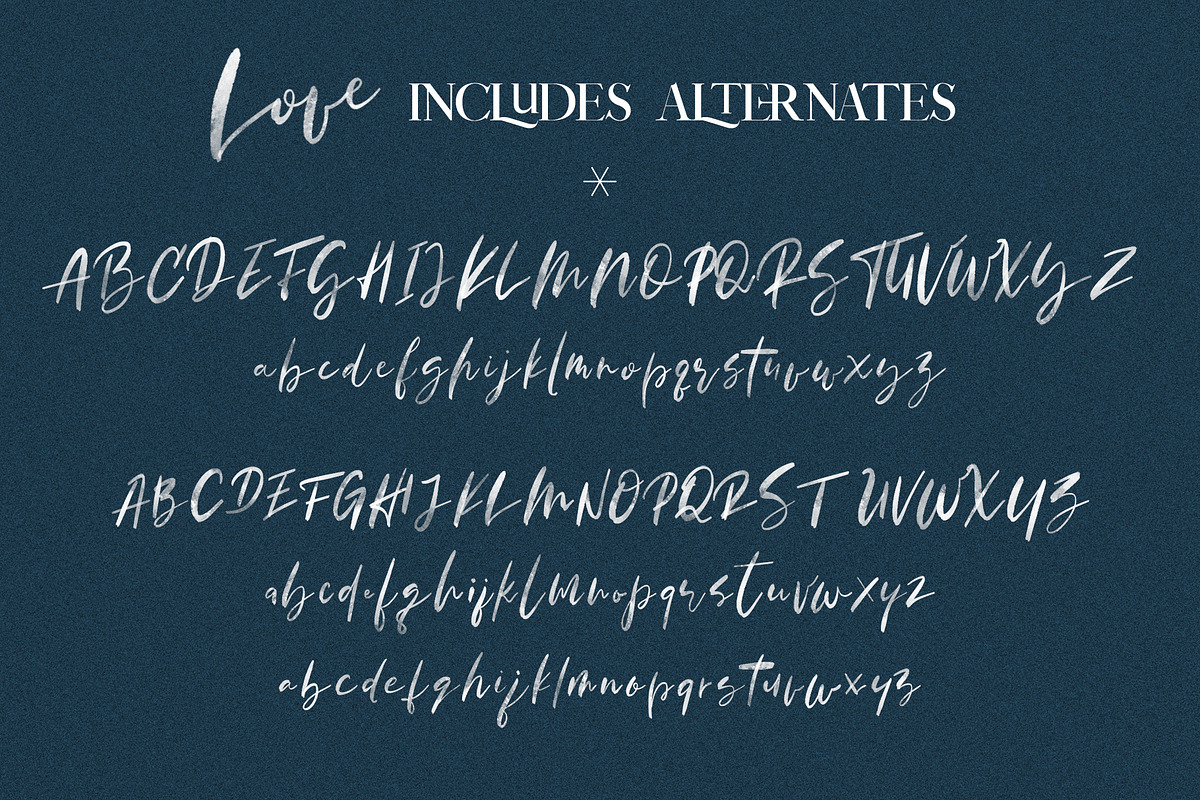 January Love - SVG Font Duo Pack, a Serif Font by SilverStag Type Foundry (Photo 26 of 35)