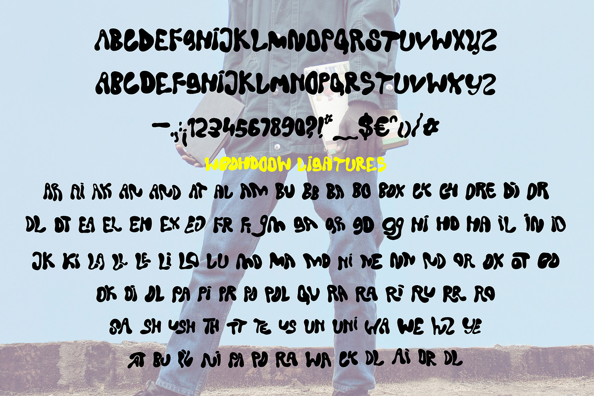 ok cool, metallic bubble font duo, a Font by ana & yvy (Photo 14 of 18)
