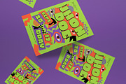 Yellow Pop Teen Birthday Invitation, an Invitation Template by graphicook (Thumbnail 2 of 3)