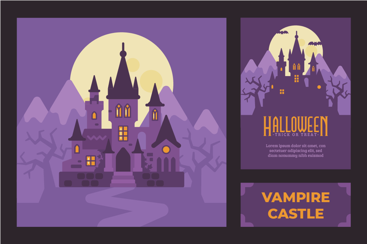 Haunted houses illustrations, an Illustration by Ivan Dubovik (Photo 3 of 5)