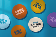 Gattos Breu Modern Retro Sans Serif, a Sans Serif Font by Pixesia Studio (Thumbnail 10 of 13)