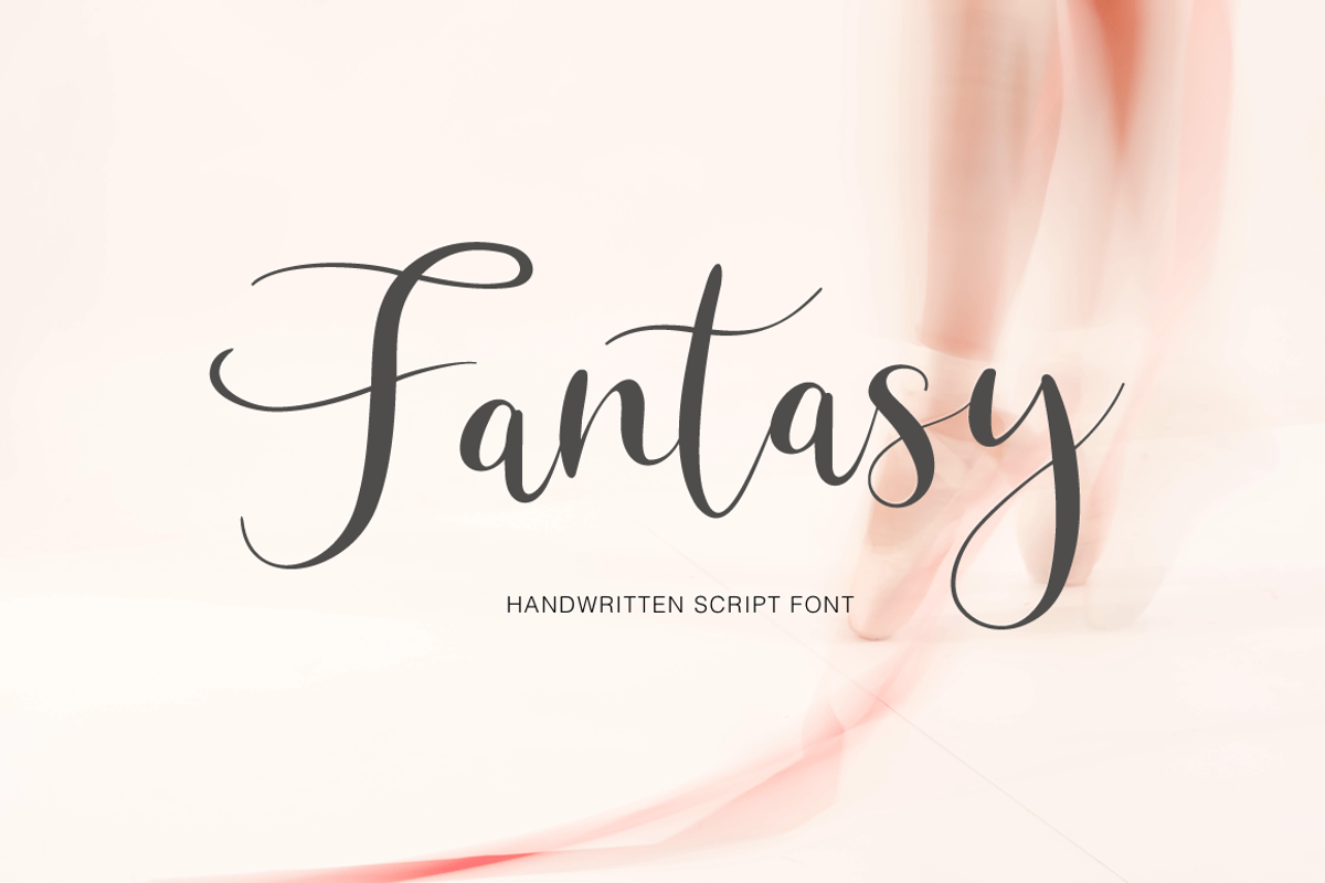 Fantasy, a Script Font by Larin Type Co., image size:1200x800