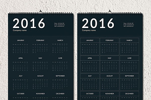 Flat Calendar