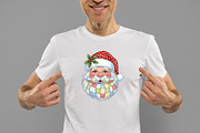 Patchwork Santa Claus Christmas PNG, an Illustration by Daily.Designs (Thumbnail 3 of 5)