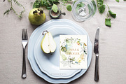 Vines Abstract Watercolor Clipart, a Decorative Illustration by whiteheartdesign (Thumbnail 3 of 9)