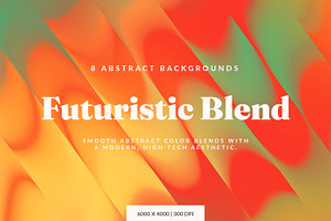 Futuristic Blend - Abstract Gradient
