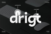 Drigt – Modern Creative Sans Serif, a Sans Serif Font by Artiveko (Thumbnail 7 of 8)