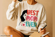 Best Mom Ever Mother's Day SVG PNG, a Graphic by mh_arif (Thumbnail 4 of 4)