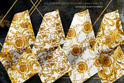 Golden Lion: Baroque Scarf & Pattern, a Pattern Graphic by FineArt (Thumbnail 3 of 6)