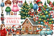 Christmas Family clipart, an Illustration by Designworld (Thumbnail 1 of 6)