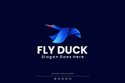 Gradient Modern Flying Duck Logo, a Branding & Logo Template by Artnivora.Std (Thumbnail 1 of 2)