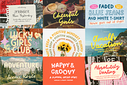 Retro Vibes Font Bundle Handwritten, a Script Font by Kaya Fonts (Thumbnail 22 of 22)
