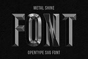 Metal Shine Font, a Font by Handmadefont (Thumbnail 1 of 9)