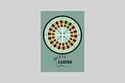 Casino vintage poster., a Decorative Illustration by PoPaShop (Thumbnail 15 of 15)